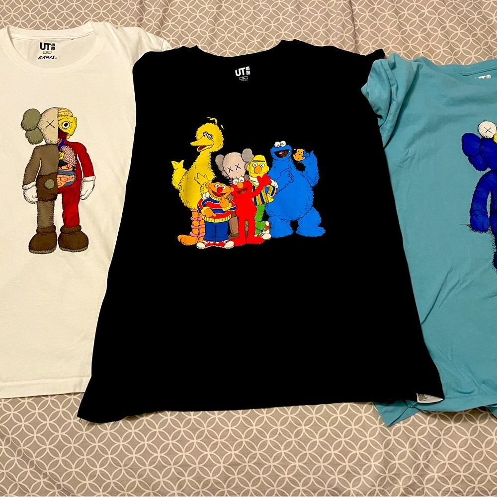 Kaws shirts XL good condition